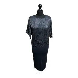 Jigsaw Velvet Devore Overlay Dress
