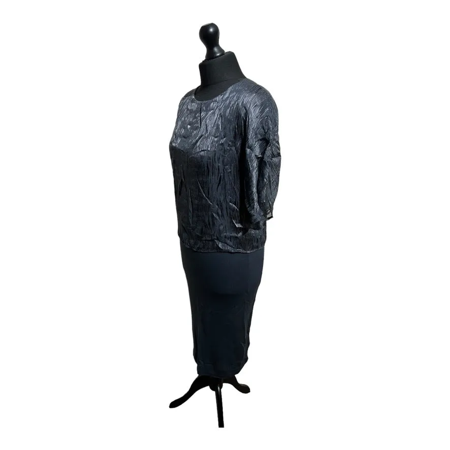 Jigsaw Velvet Devore Overlay Dress