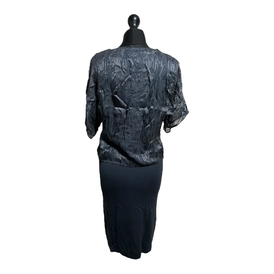 Jigsaw Velvet Devore Overlay Dress
