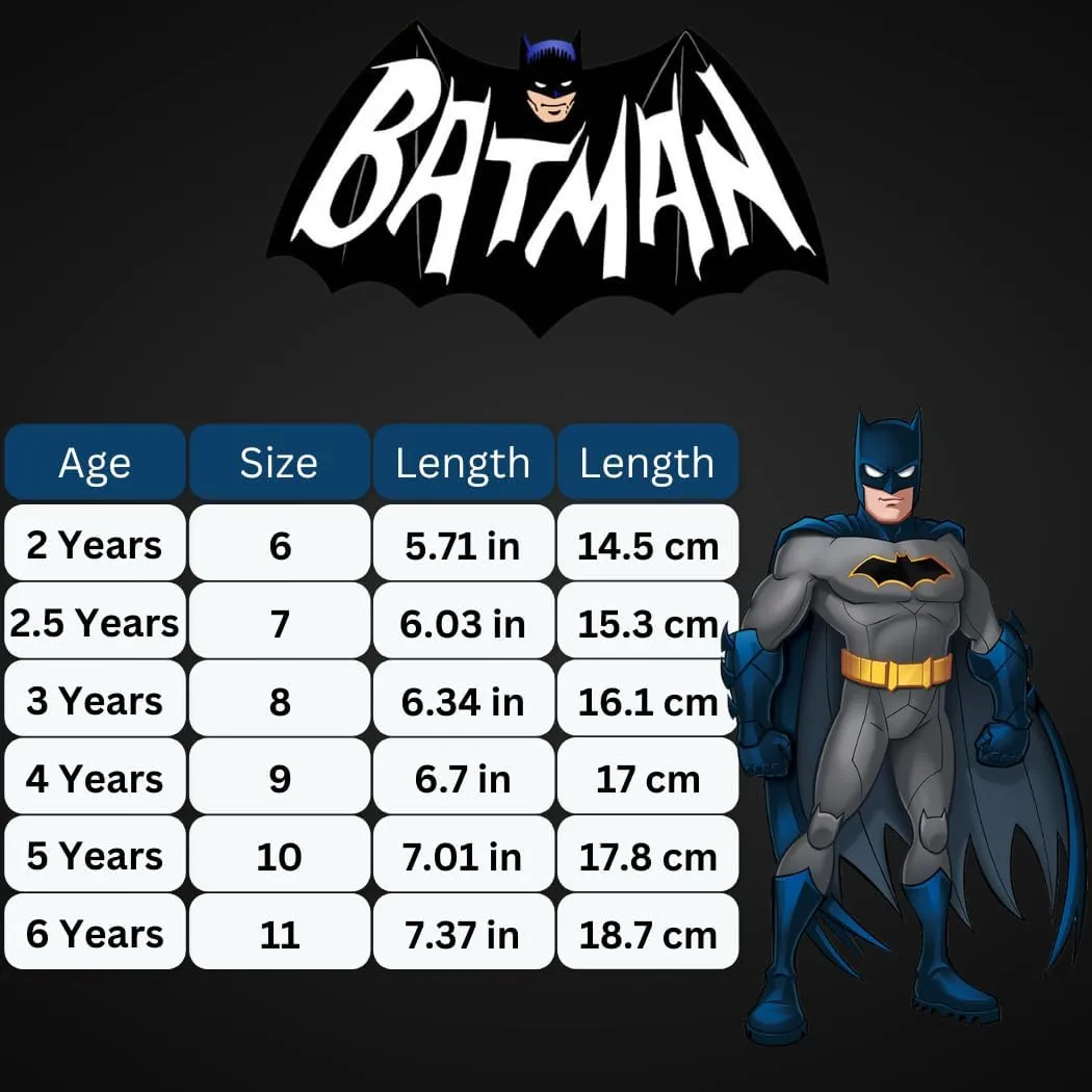 Josmo Boys Batman and The Flash Shoes - Toddler Kids Sneaker Character Superhero Comics Slip on Laceless Runner Lightweight Breathable Sneakers Light up Tennis (Size 6-12 Toddler/Little Kid)