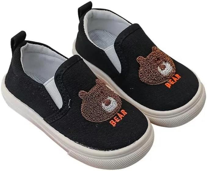 Kid Boy Girl Breathable Cartoon Canvas Shoes for Outdoor School Sport Running Walking