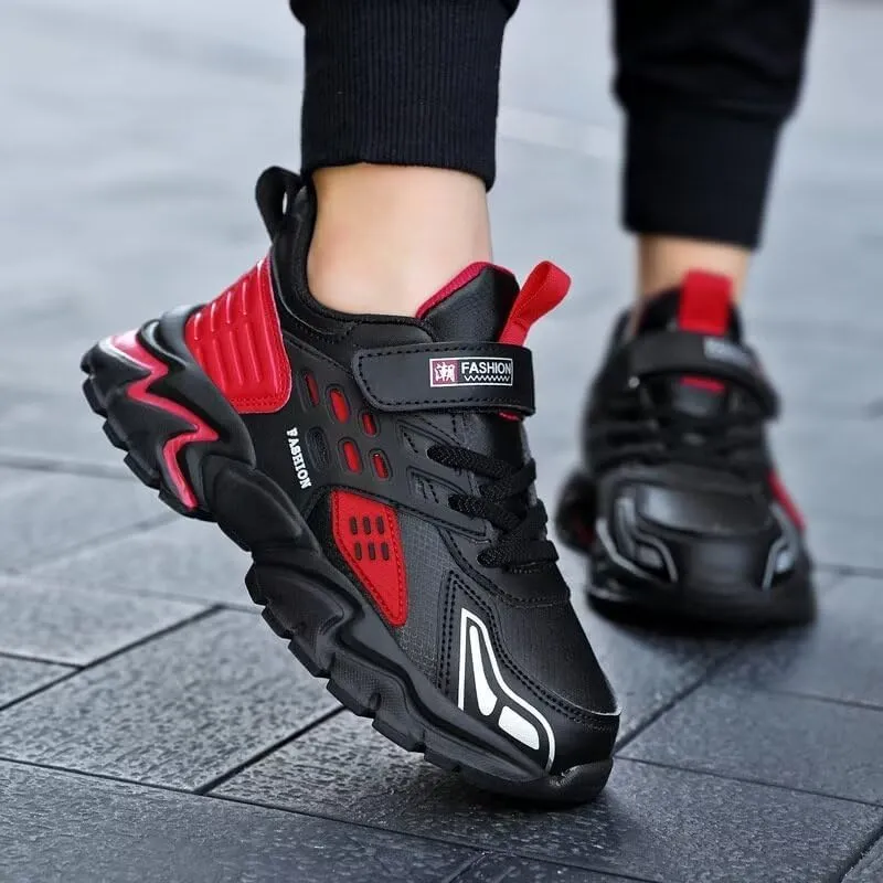 Kids Boy Fashion Comfortable Walking Sneakers for Sport Running Cycling Hiking School