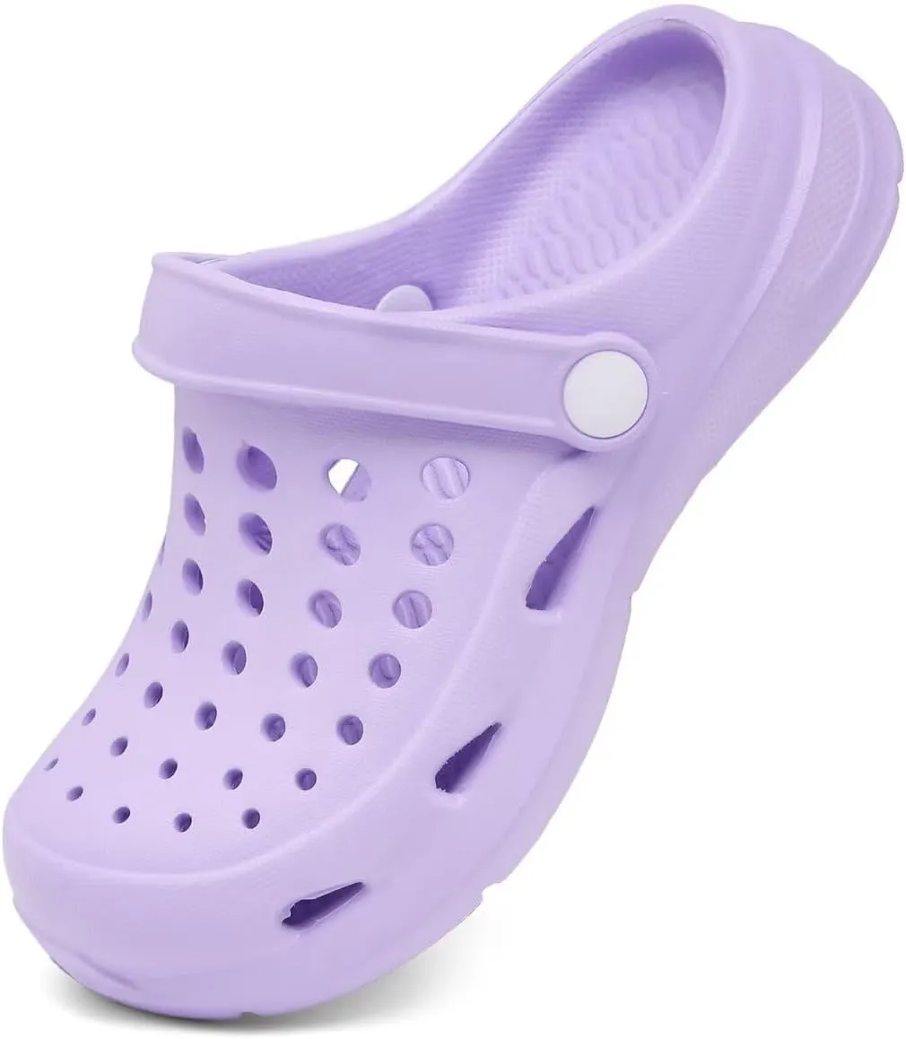 Kids Girls Boys Clogs Garden Shoes Toddler Slip on Sandals Children Water Shower Beach Pool Slippers