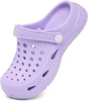 Kids Girls Boys Clogs Garden Shoes Toddler Slip on Sandals Children Water Shower Beach Pool Slippers