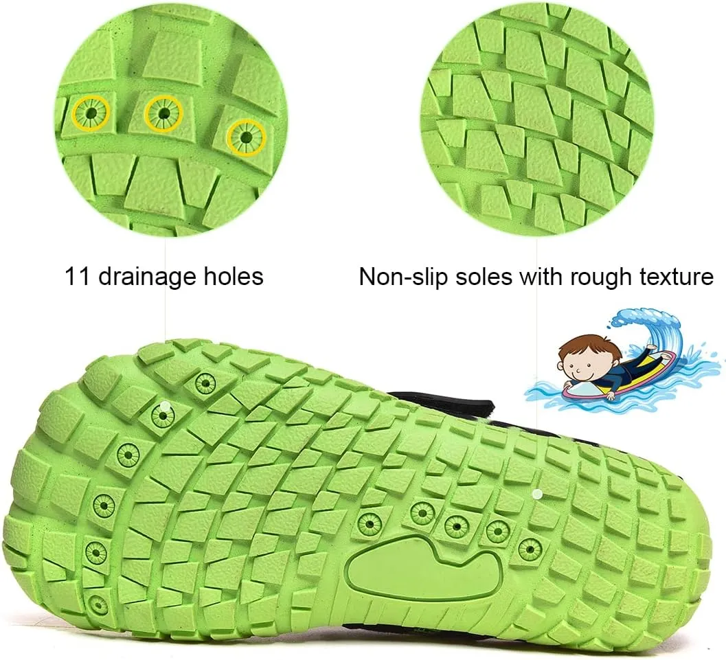 Kids Water Shoes Quick Dry Barefoot Aqua Sport Shoes Boys Girls Lightweight Sneakers Beach Swim Pool Shoes