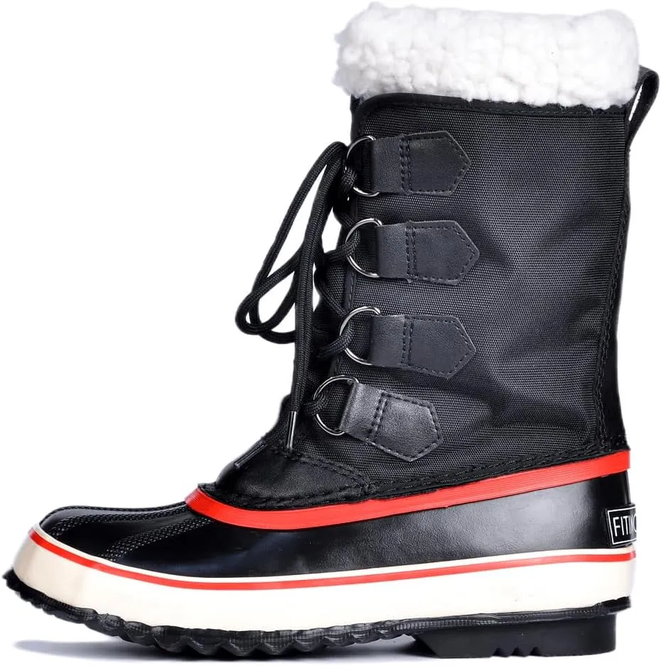 landing craft Women's Snow Boot for Winter,Outdoor Mid Calf Duck Boots Waterproof Hunting shoes