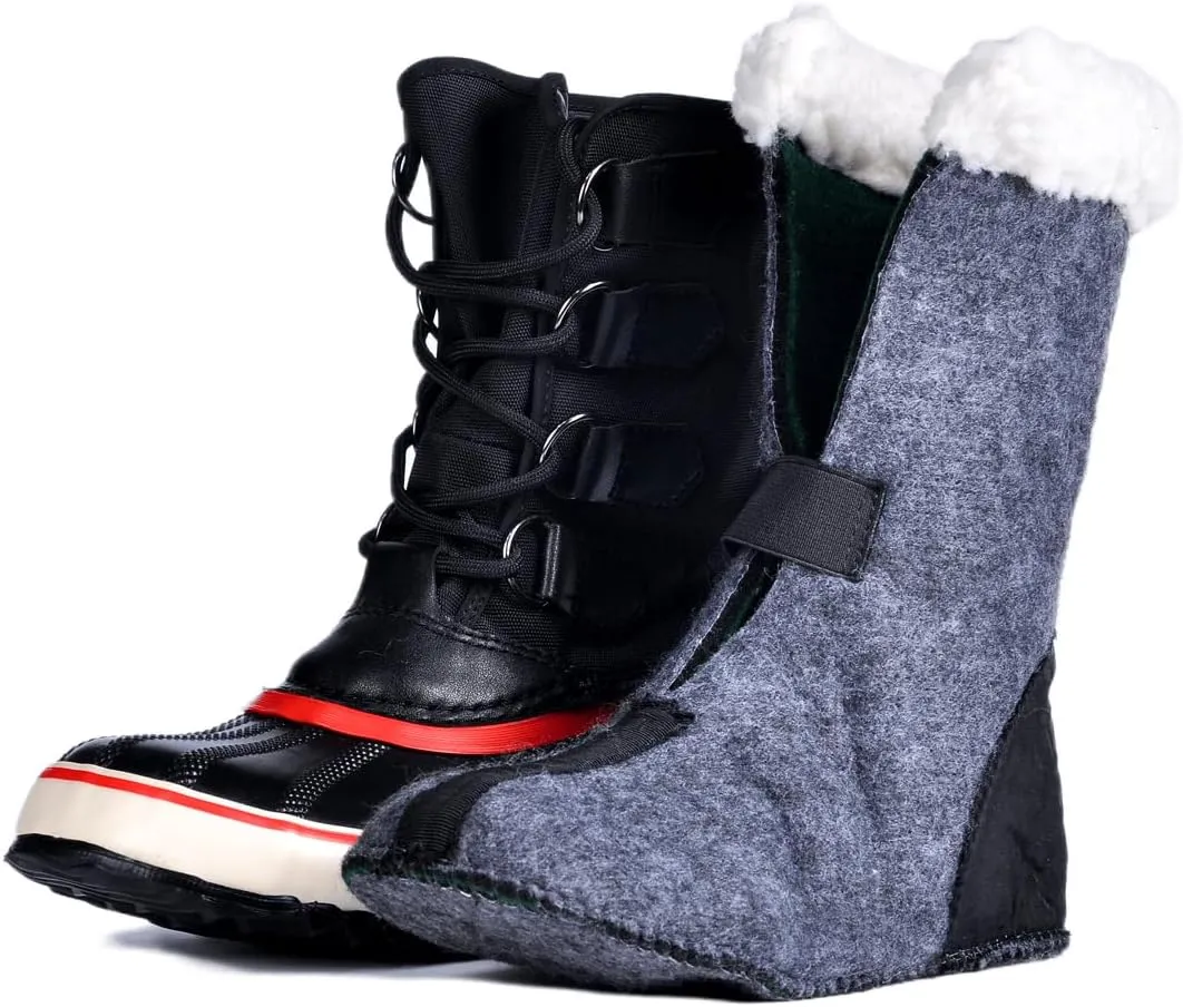 landing craft Women's Snow Boot for Winter,Outdoor Mid Calf Duck Boots Waterproof Hunting shoes