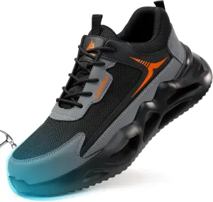 LAoutun Steel Toe Shoes for Men Women Safety Work Shoes Indestructible Steel Toe Sneakers Lightweight Work Shoes Toe Shoes