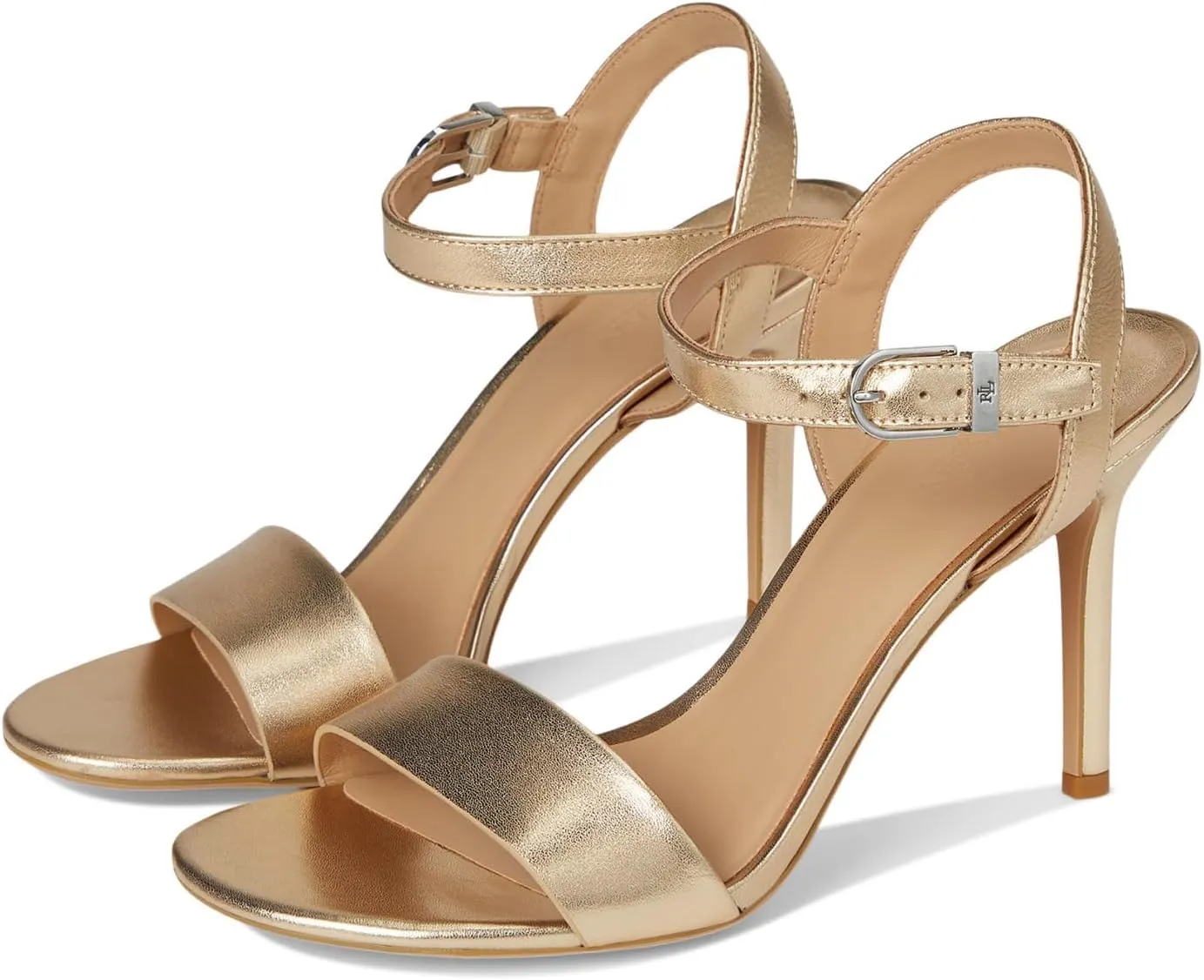 Lauren Ralph Lauren Women's Gwen Metallic Nappa Leather Sandals