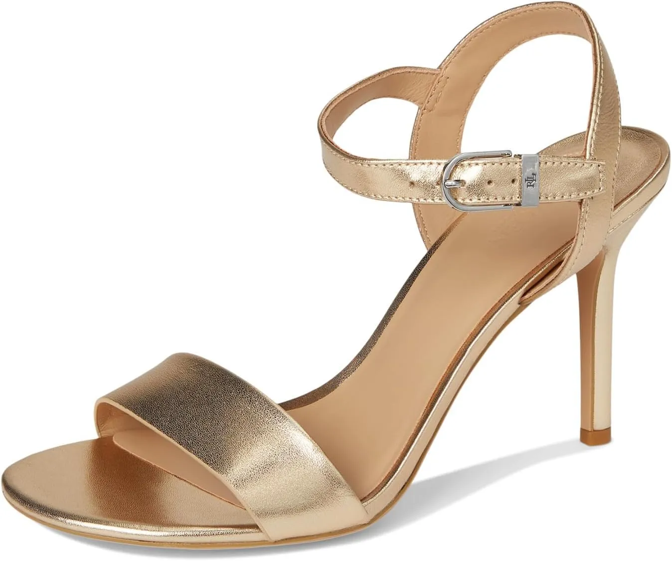 Lauren Ralph Lauren Women's Gwen Metallic Nappa Leather Sandals