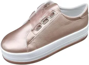 Lausiuoe Women's Fashion Sneakers Slip On Canvas Shoes Low Top Non Slip Casual Fall Soft Comfort Walking Flat Loafers