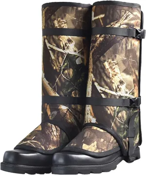 Leg Gaiters,Outdoor Gaiters,Hiking Gaiters,Snowproof Lightweight Snow Boot Gaiters,Adjustable Size Gaiters