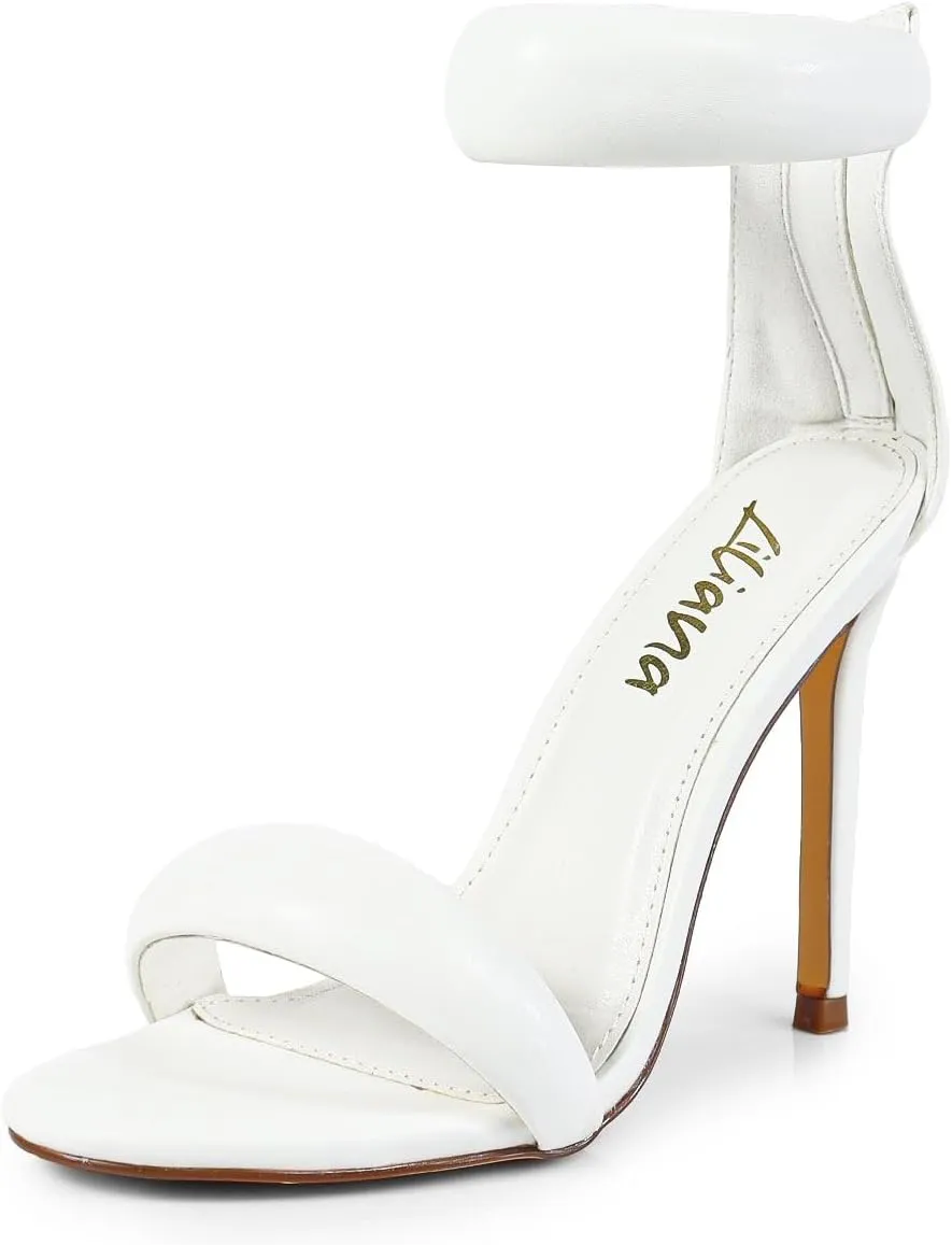 Liliana Women's Open Toe High Heels Stiletto Heeled Sandals