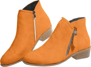 Men Ankle Boots Ankle Booties for Women Low Heel Extra Wide Width Women's Ankle Boots Boots for Women Dressy Ankle Boots for Women No Heel Wide Width Womens Lace Up Booties And Ankle Boots