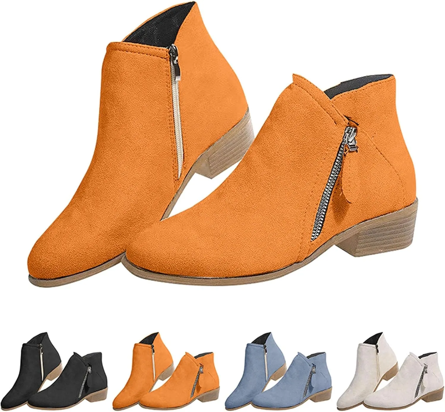 Men Ankle Boots Ankle Booties for Women Low Heel Extra Wide Width Women's Ankle Boots Boots for Women Dressy Ankle Boots for Women No Heel Wide Width Womens Lace Up Booties And Ankle Boots