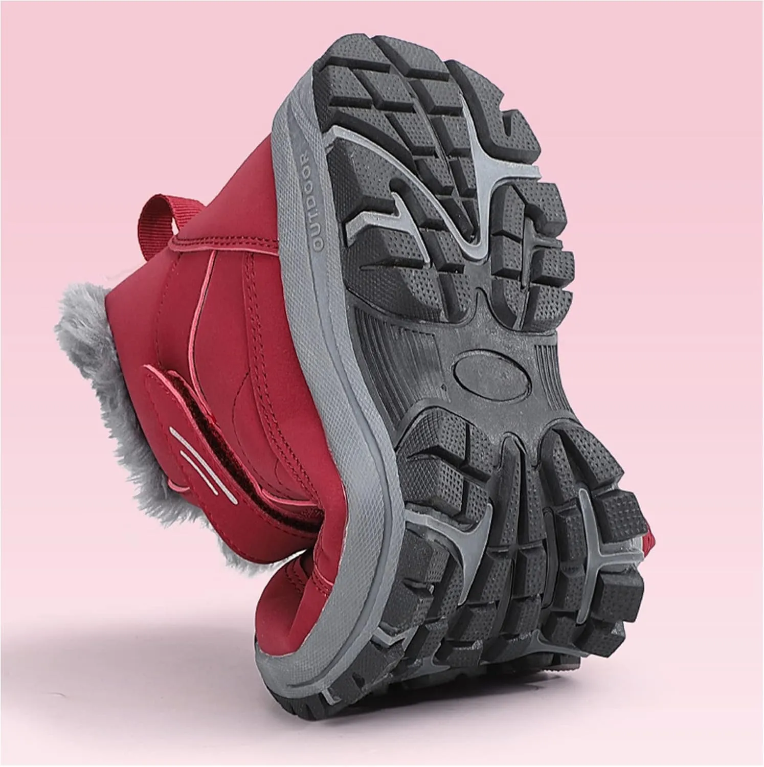 Men's and women's autumn and winter high help velvet cotton shoes elderly shoes sports anti-skid snow boots