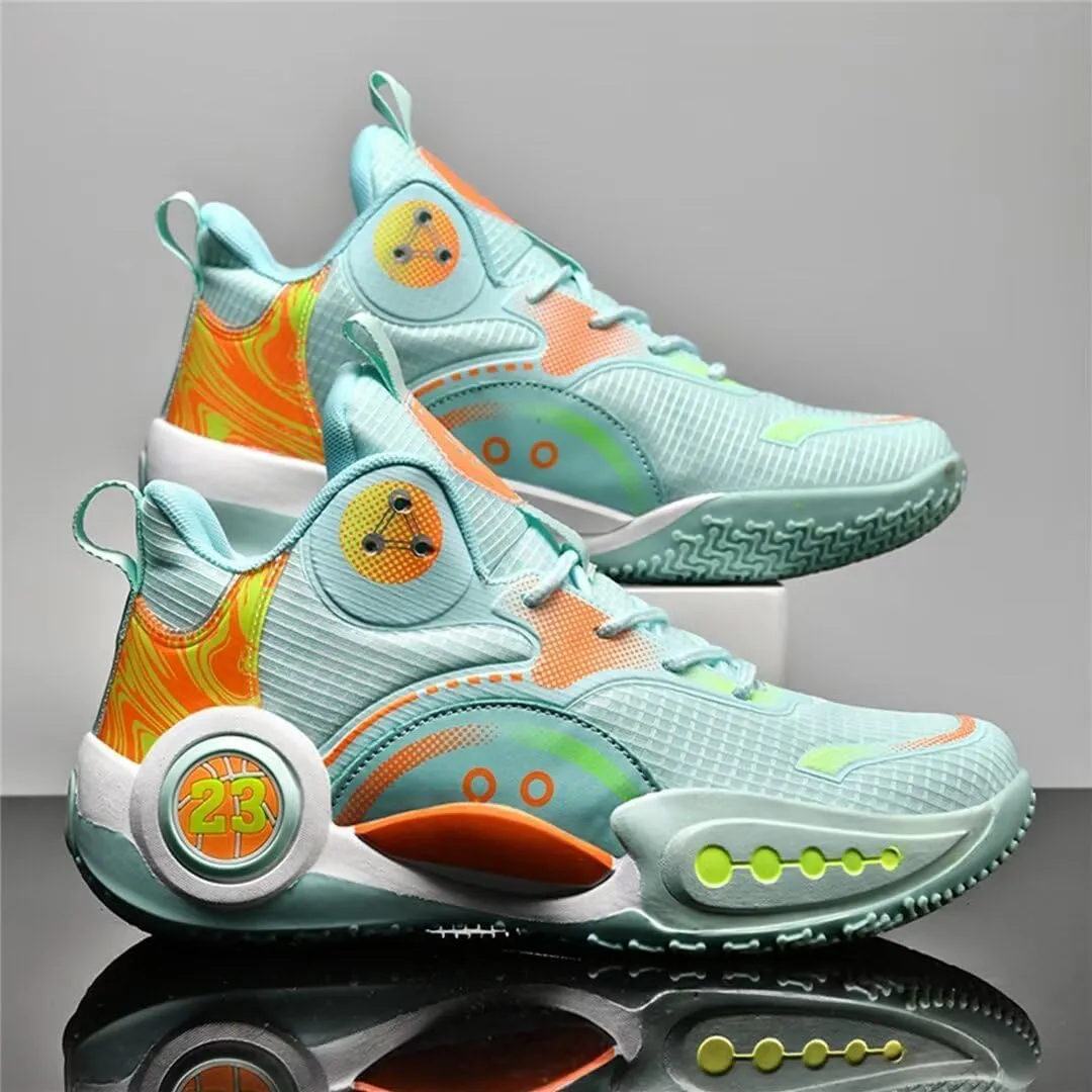 Mens Basketball Shoes for Women High Top Outdoor Streetball Master Breathable Non Slip Fashion Running Sneakers
