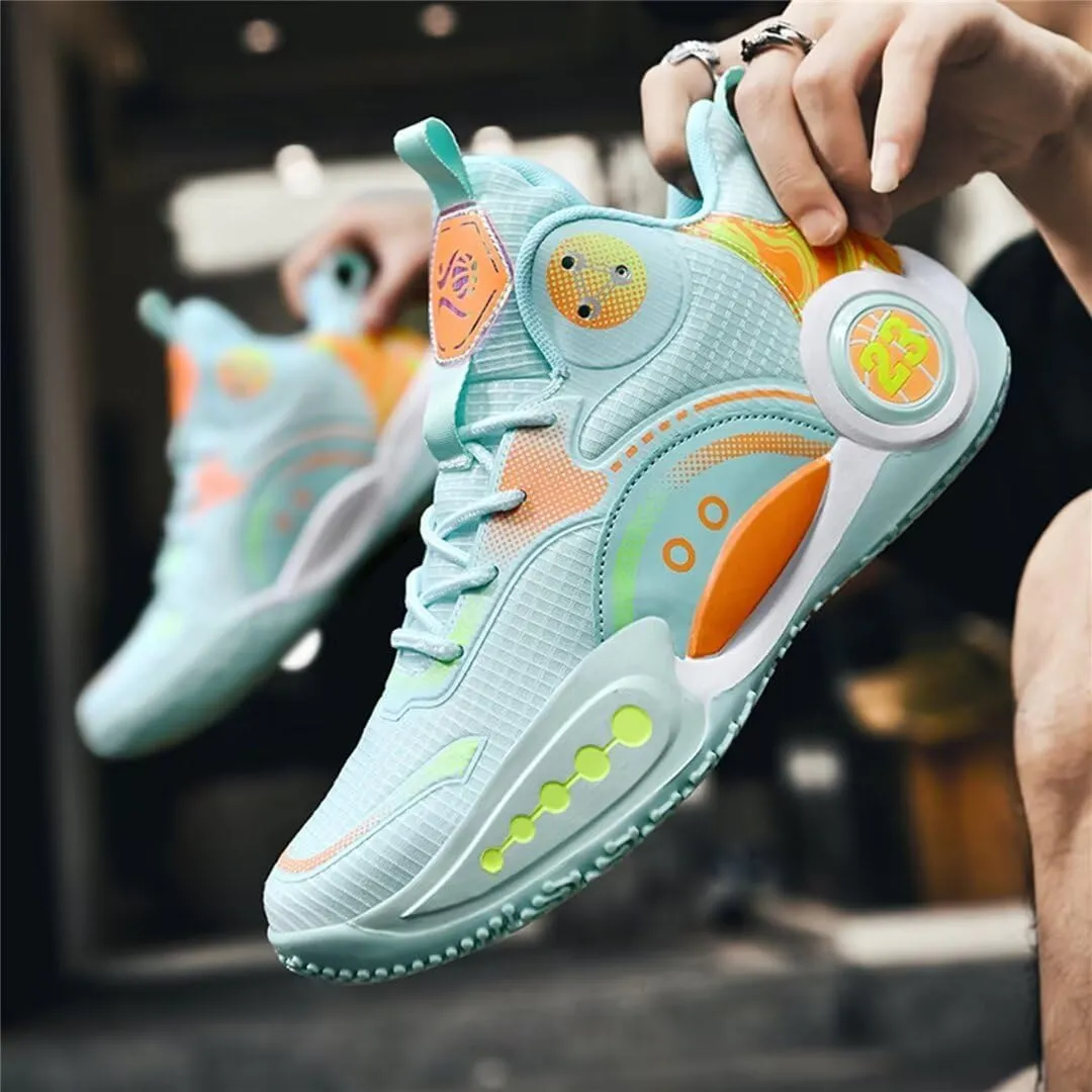Mens Basketball Shoes for Women High Top Outdoor Streetball Master Breathable Non Slip Fashion Running Sneakers