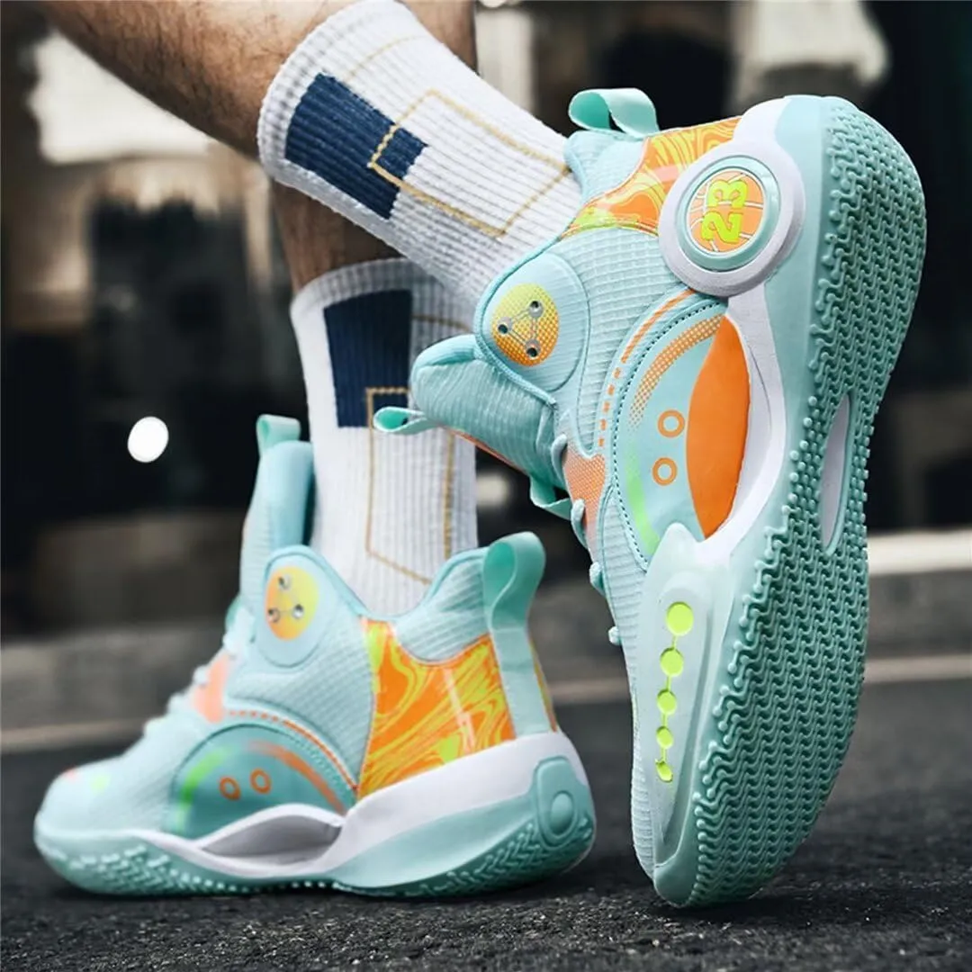 Mens Basketball Shoes for Women High Top Outdoor Streetball Master Breathable Non Slip Fashion Running Sneakers