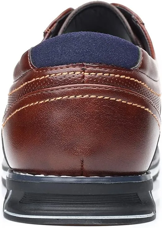 Mens Dress Shoes Pointed-Toe Lace-Up Orthopedic Oxfords Shoes Walking Flat Sneakers Work Office Loafers Driving Shoes