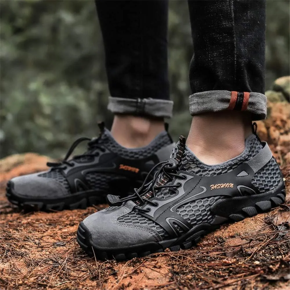 Men's Hiking Shoes Breathable Ultra-Slip Running Barefoot Trekking Mesh Quick Dry Lightweight Outdoor Training Sneakers