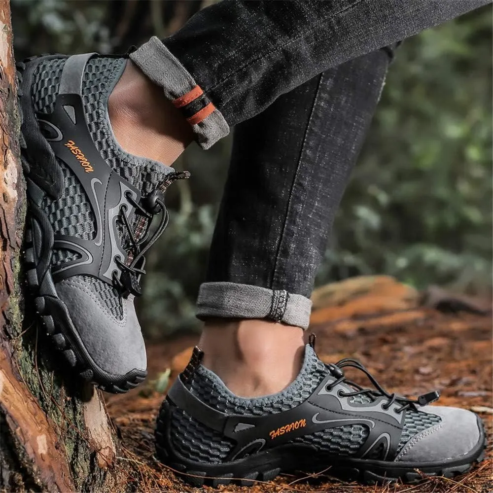 Men's Hiking Shoes Breathable Ultra-Slip Running Barefoot Trekking Mesh Quick Dry Lightweight Outdoor Training Sneakers