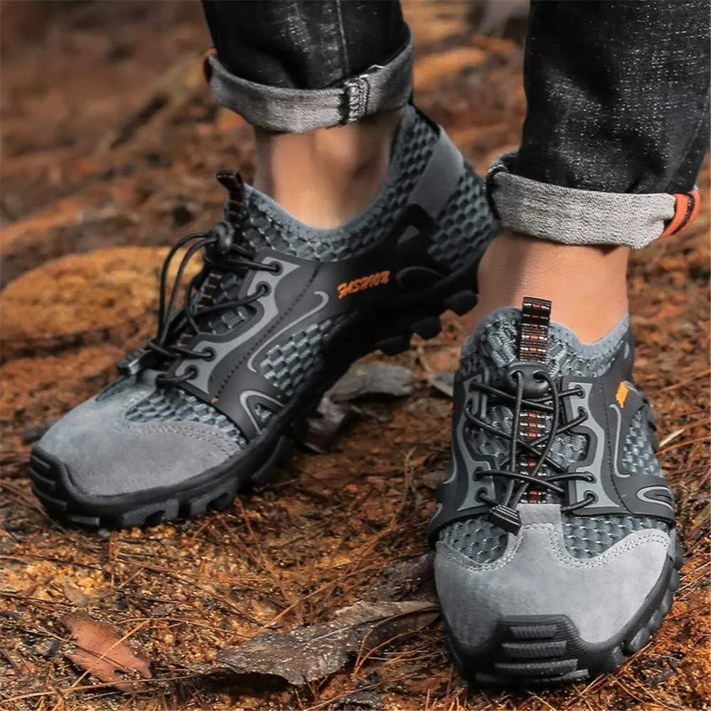 Men's Hiking Shoes Breathable Ultra-Slip Running Barefoot Trekking Mesh Quick Dry Lightweight Outdoor Training Sneakers