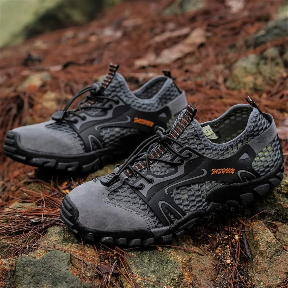 Men's Hiking Shoes Breathable Ultra-Slip Running Barefoot Trekking Mesh Quick Dry Lightweight Outdoor Training Sneakers