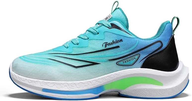 Men's Running Shoes, Non Slip, Breathable, Lightweight Fashion Sneakers, Slip Resistant Athletic Sports Walking Gym Work Shoes