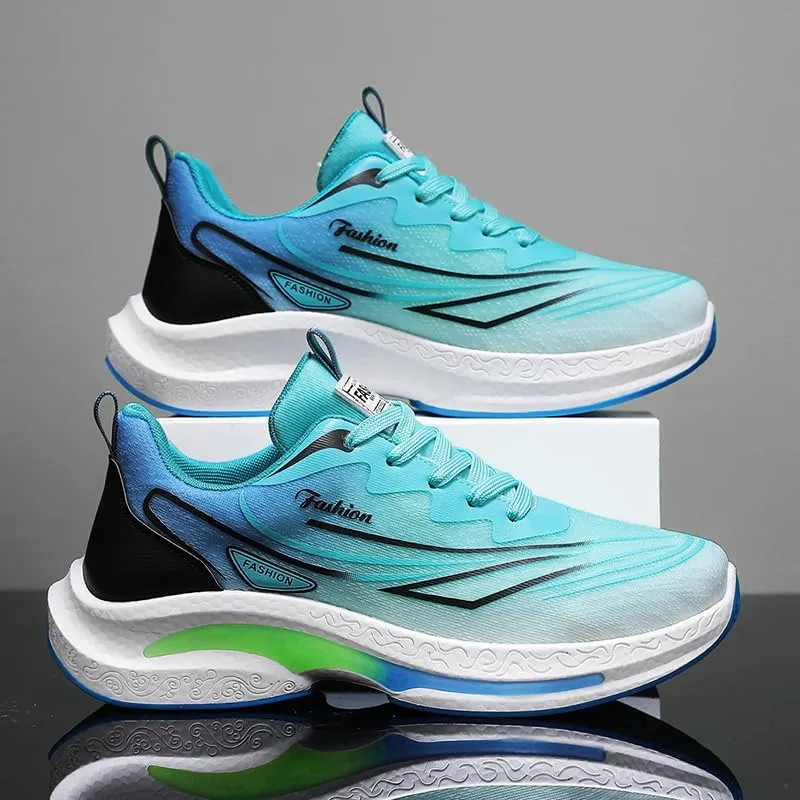 Men's Running Shoes, Non Slip, Breathable, Lightweight Fashion Sneakers, Slip Resistant Athletic Sports Walking Gym Work Shoes