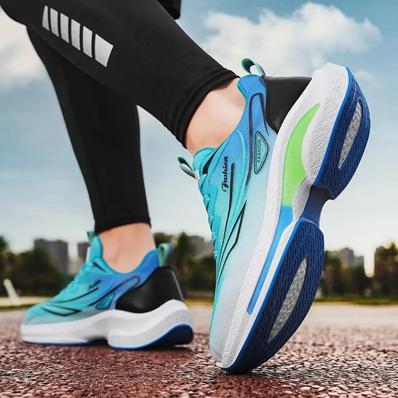 Men's Running Shoes, Non Slip, Breathable, Lightweight Fashion Sneakers, Slip Resistant Athletic Sports Walking Gym Work Shoes