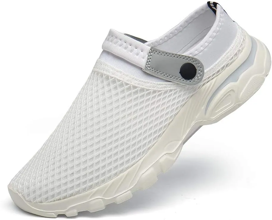 Mens Womens Garden Clogs Shoes Summer Breathable Mesh Sandals Slippers Indoor Outdoor Slippers Quick Drying Water Shoes