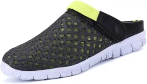 Mens Womens Garden Clogs Shoes Summer Breathable Mesh Sandals Slippers Indoor Outdoor Slippers Quick Drying Water Shoes