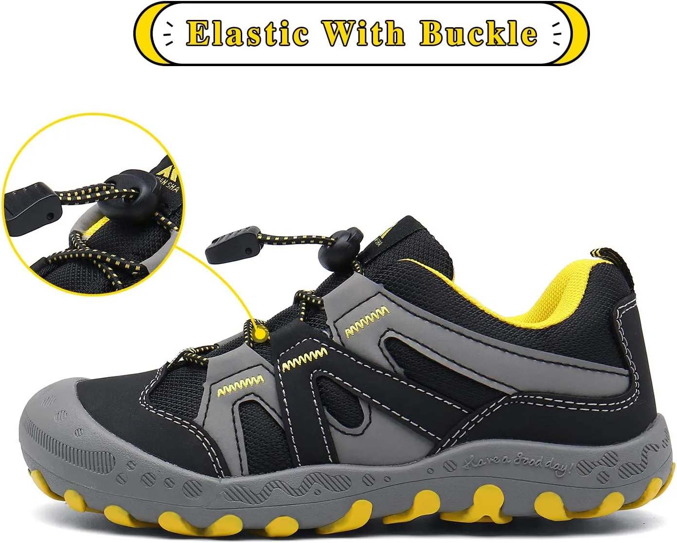 Mishansha Boy's Girl's Hiking Shoes Low Top Sneakers Outdoor Trekking Walking Climbing Running Shoes