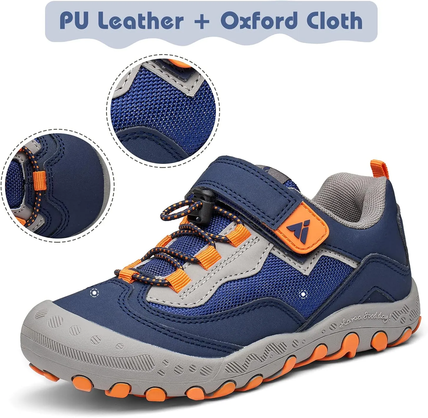 Mishansha Boy's Girl's Hiking Shoes Low Top Sneakers Outdoor Trekking Walking Climbing Running Shoes