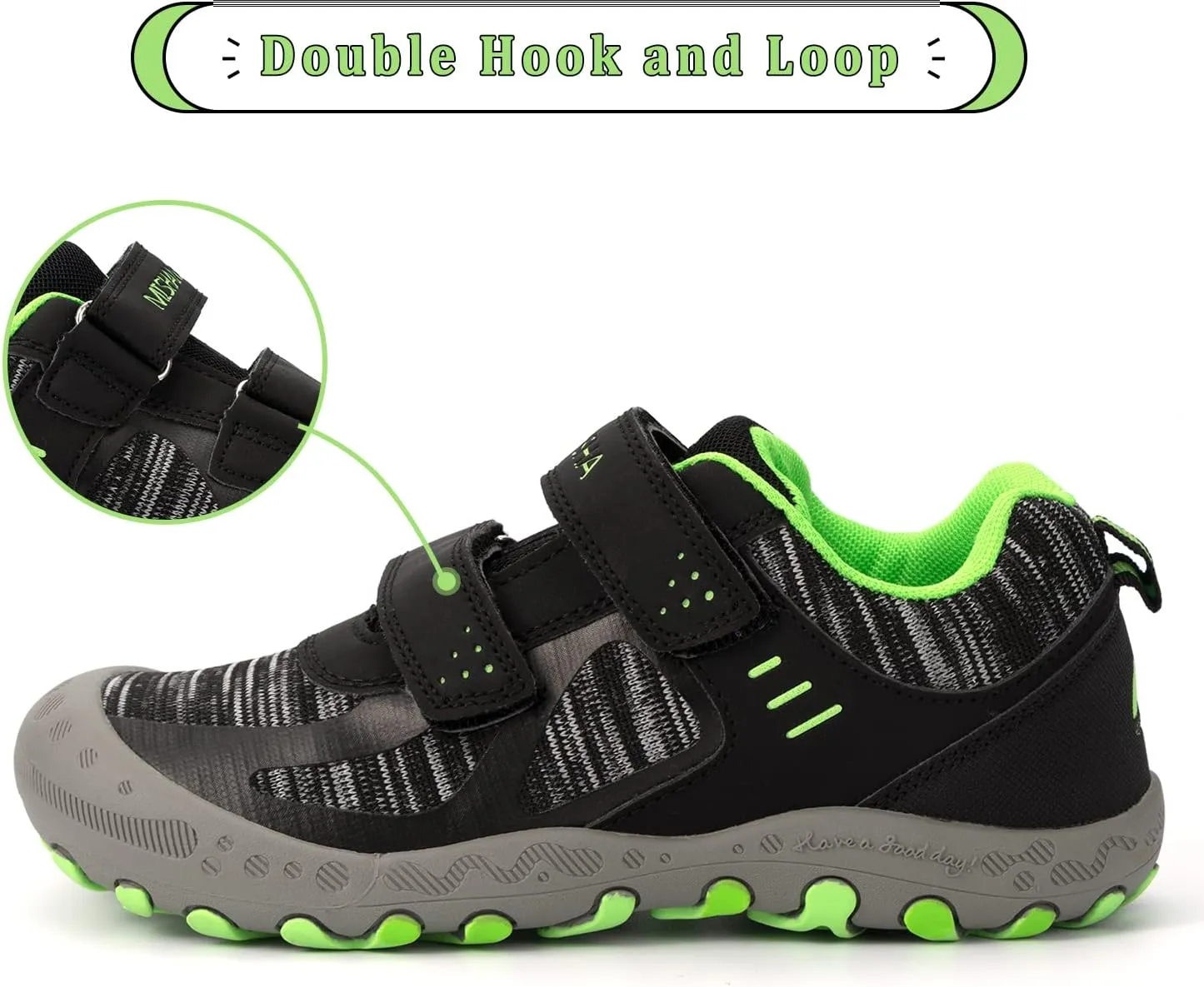 Mishansha Boy's Girl's Hiking Shoes Low Top Sneakers Outdoor Trekking Walking Climbing Running Shoes