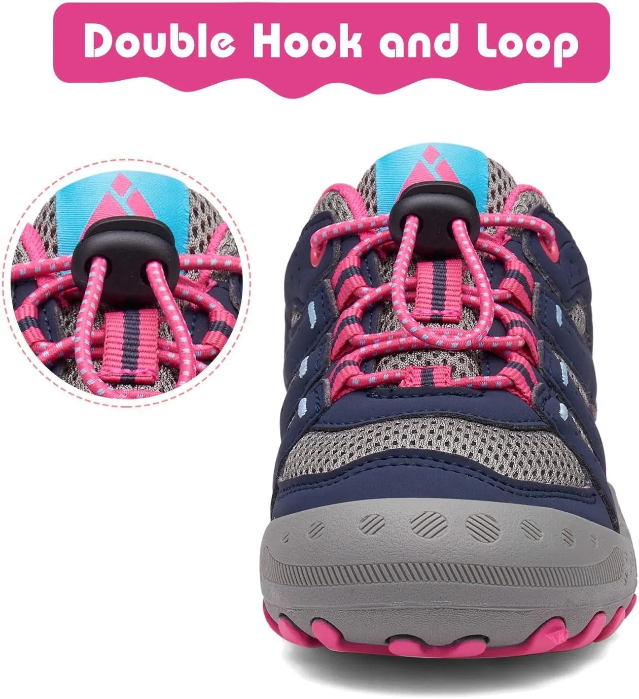 Mishansha Boy's Girl's Hiking Shoes Low Top Sneakers Outdoor Trekking Walking Climbing Running Shoes