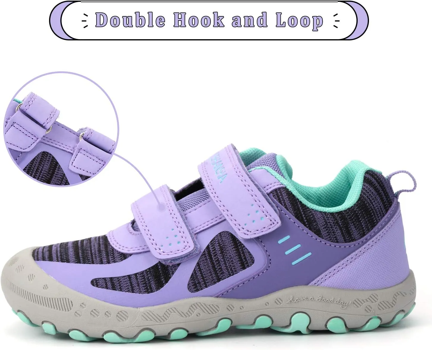 Mishansha Boy's Girl's Hiking Shoes Low Top Sneakers Outdoor Trekking Walking Climbing Running Shoes