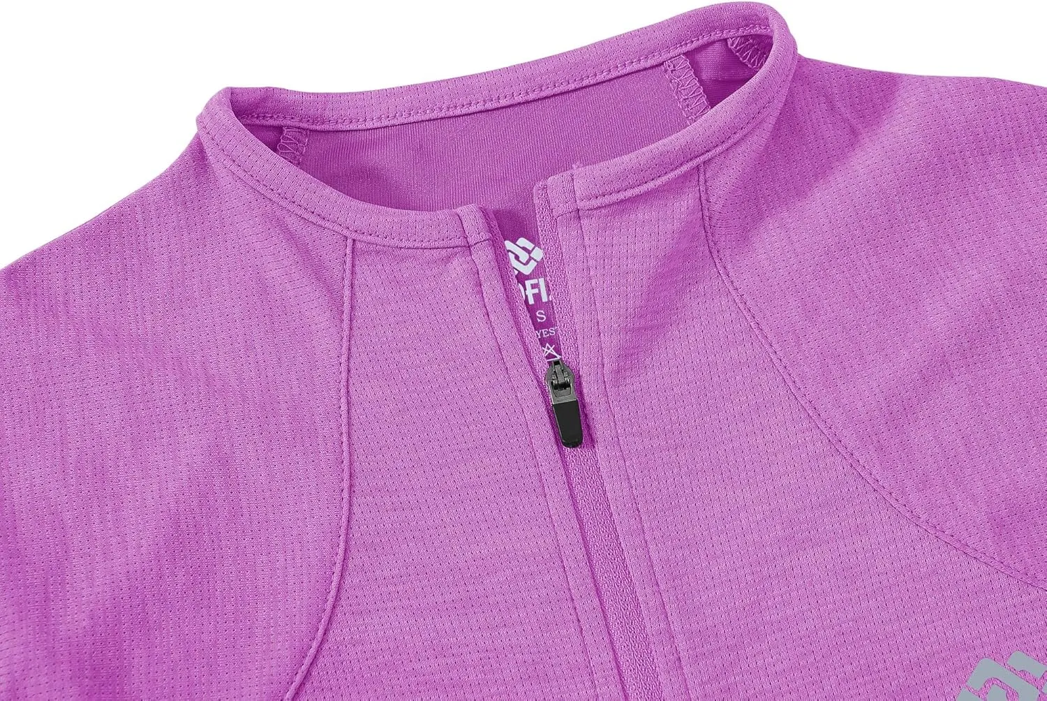 MoFiz Women's Full Zip Hiking Shirt Lightweight UPF 50  Sun Protection Running Jacket Long Sleeve Sports Outdoor Top Pockets