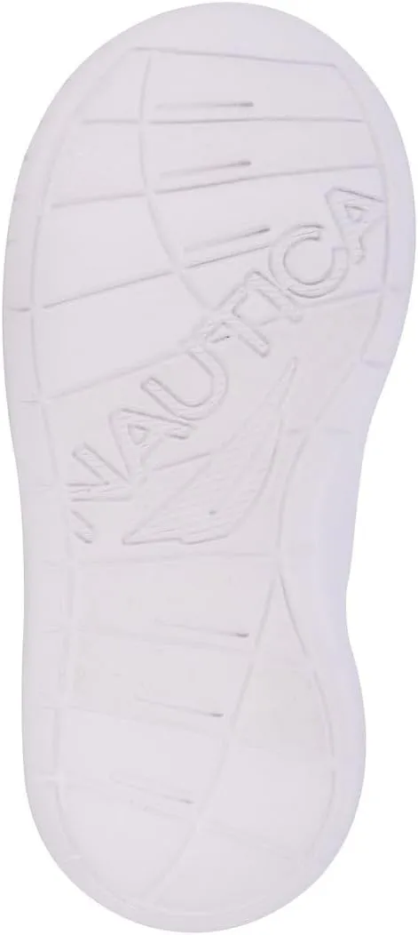Nautica Girls' Slip-On Sneaker - Athletic Running Kids' Shoe for Walking, Running, Tennis, and Sports (Toddler/Little Kid)