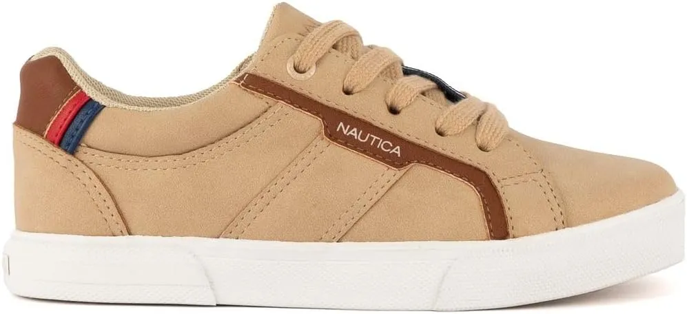 Nautica Kids Boys Lace-Up Fashion Sneakers Low-Top Dress Shoes for Youth - (Big Kid/Little Kid)