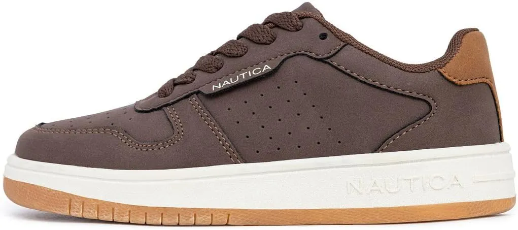 Nautica Kids Boys Lace-Up Fashion Sneakers Low-Top Dress Shoes for Youth - (Big Kid/Little Kid)