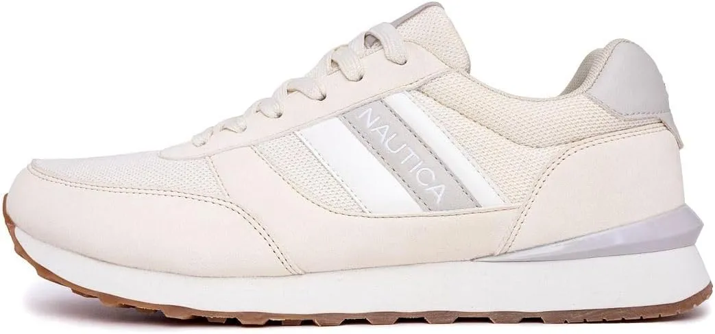 Nautica Men's Lace-Up Sneakers – Casual, Stylish, and Comfortable for Walking