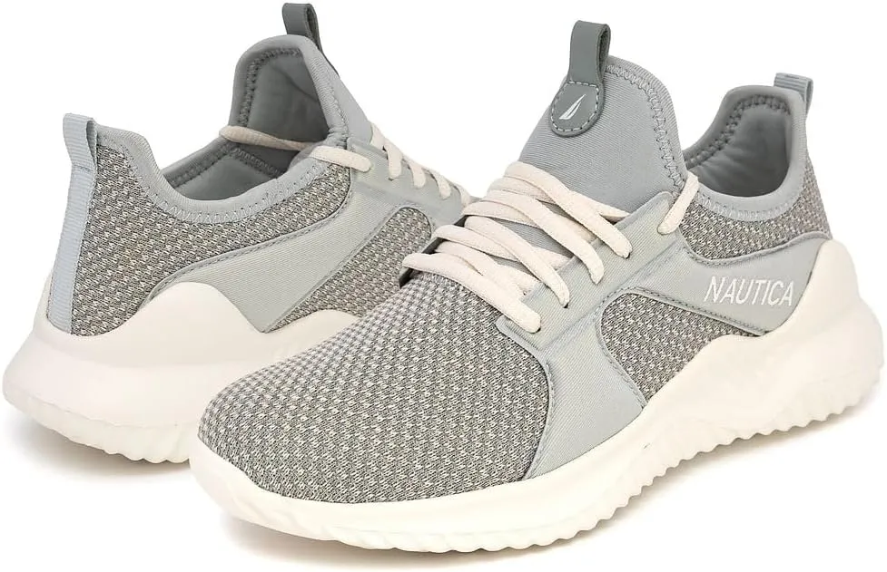 Nautica Women's Fashion Sneaker Lace-Up Jogger Running Shoe Casual Walking Tennis Sneaker