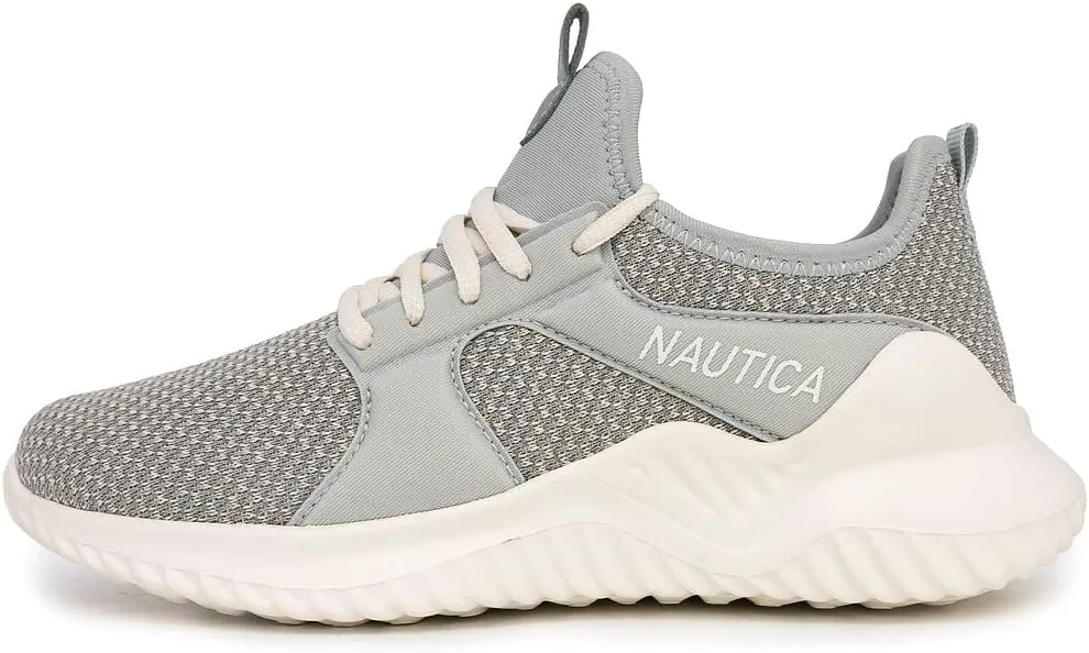 Nautica Women's Fashion Sneaker Lace-Up Jogger Running Shoe Casual Walking Tennis Sneaker
