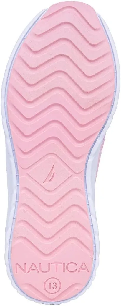 Nautica Youth Girls Slip-On Athletic Sneakers - Stylish Running and Tennis Shoes for Little and Big Kids