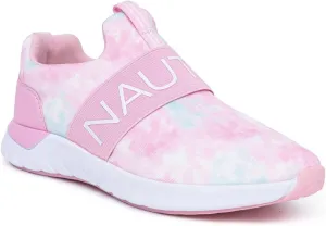 Nautica Youth Girls Slip-On Athletic Sneakers - Stylish Running and Tennis Shoes for Little and Big Kids