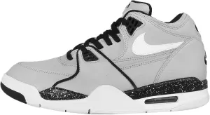 Nike Men's Air Flight 89, WOLF GREY/WHITE-BLACK, 10.5 M US