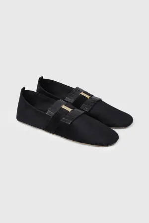 Noir Fringe Espadrilles
