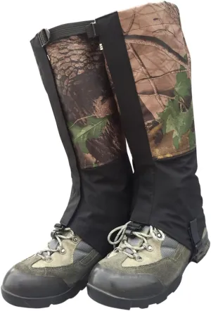 Nylon Waterproof Snow Legging Hiking Gaiters Outdoor Leg Wraps Boot Cover Snowproof Gaiters Size m 38-42